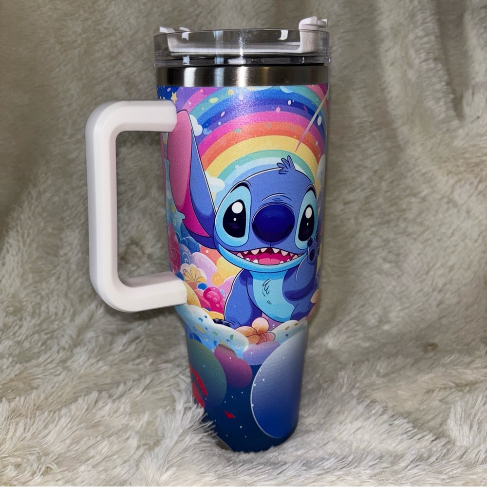 Stitch Rainbow  Stainless Steel Tumbler